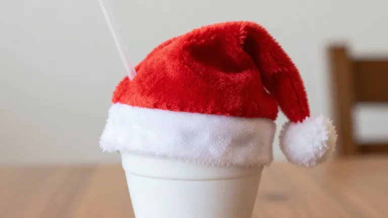 Illustration for: Irving firm Bioworld wins patent for Santa hat sippy cup